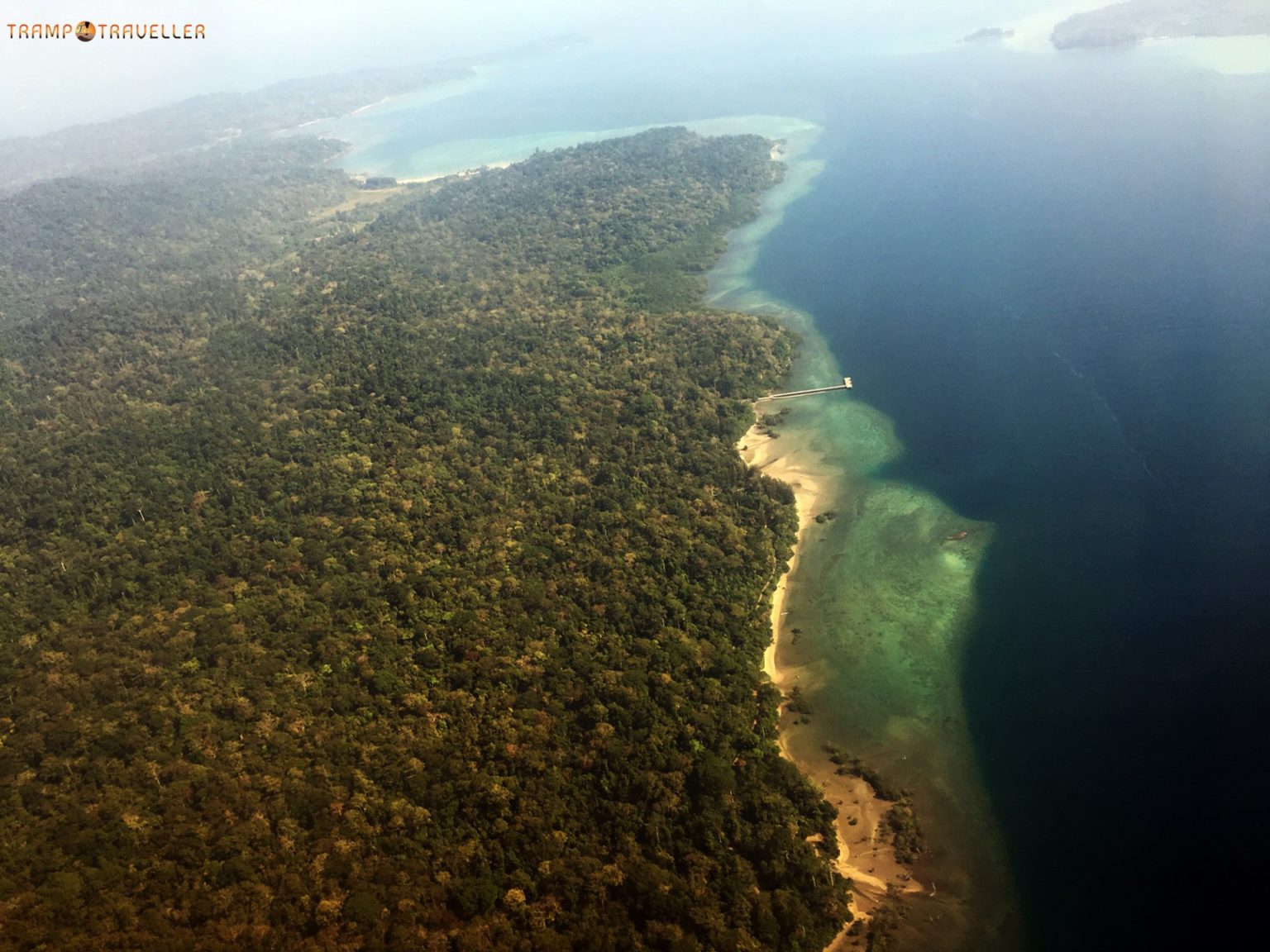 Andaman And Nicobar Flight View TrampTraveller