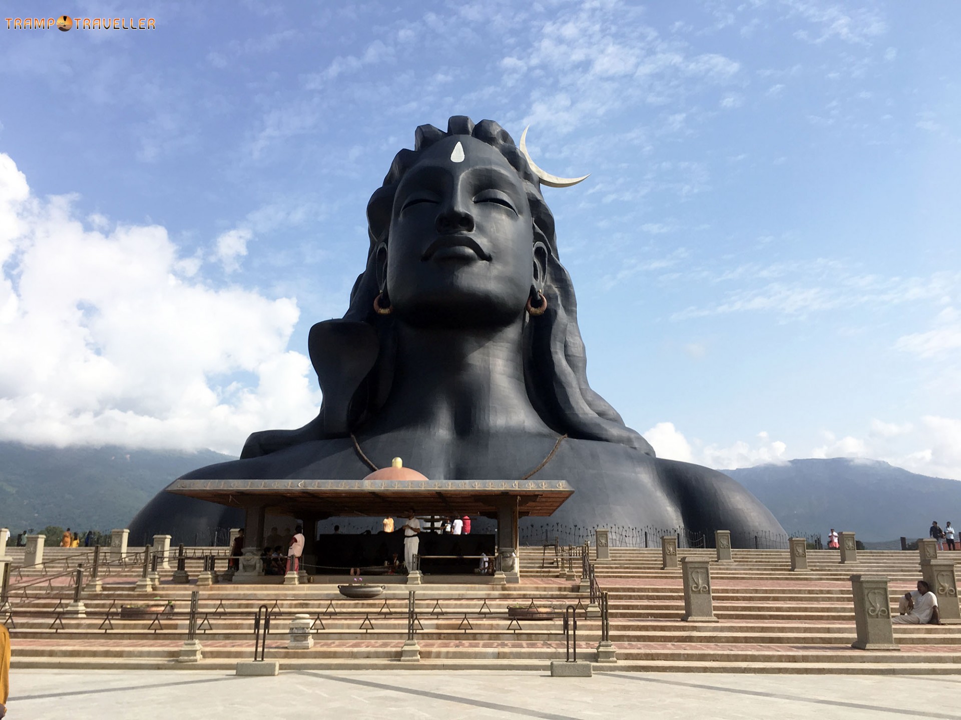 Adiyogi Shiva Statue TrampTraveller