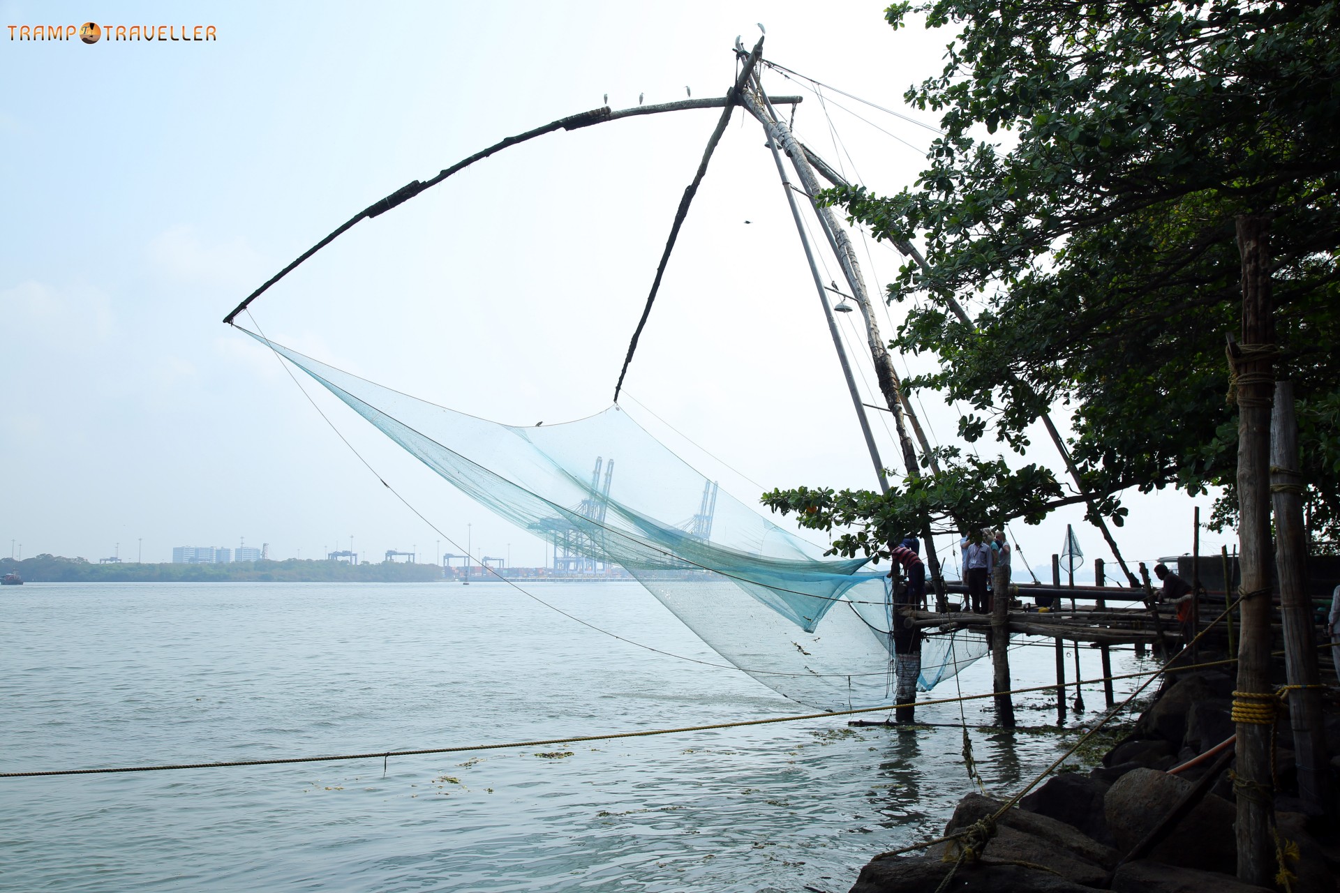 chinese fishing net bridge kochi