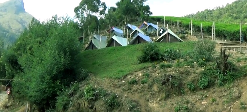 Kolukkumalai Tea Plantation Camp View