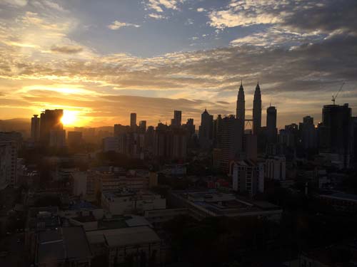 ക്വാലാലംപൂരിലെ പ്രഭാതം