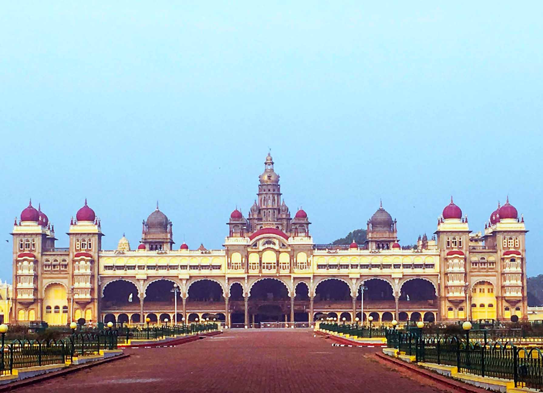 Mysore Palace View – Mysore – Karnataka – India. TrampTraveller