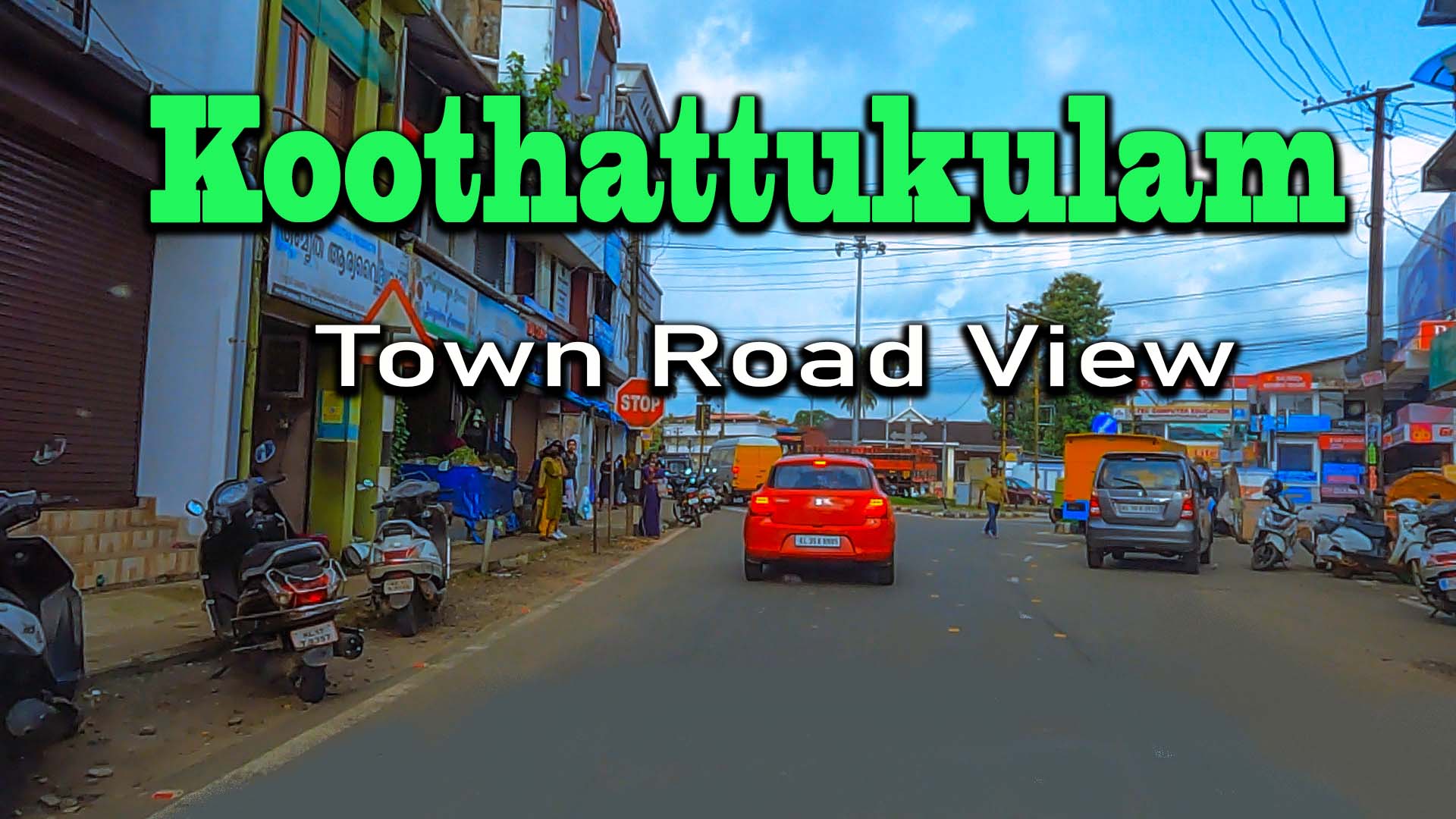 Koothattukulam Town Road View